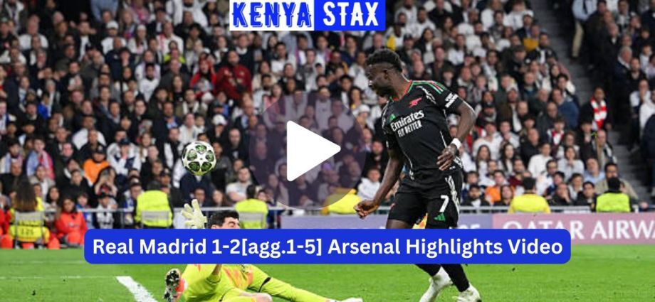 Real Madrid 1-2[agg.1-5] Arsenal highlights
